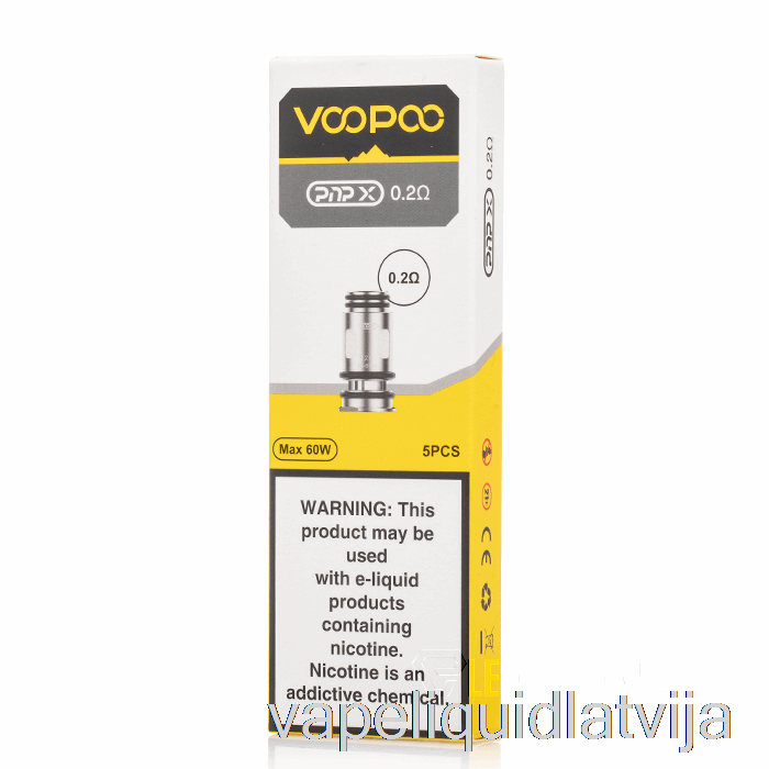 Voopoo Pnp-x Rezerves Spoles 0.2ohm Pnp-x Spoles Vape šķidrums